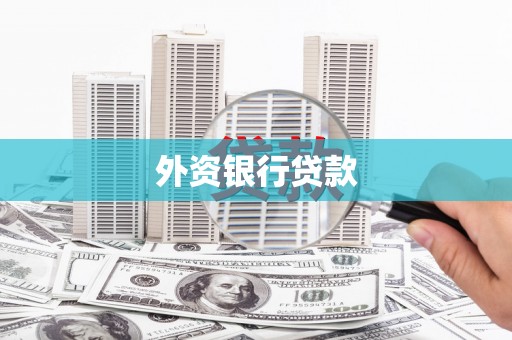 香洲外资银行贷款