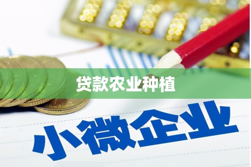 香洲贷款农业种植