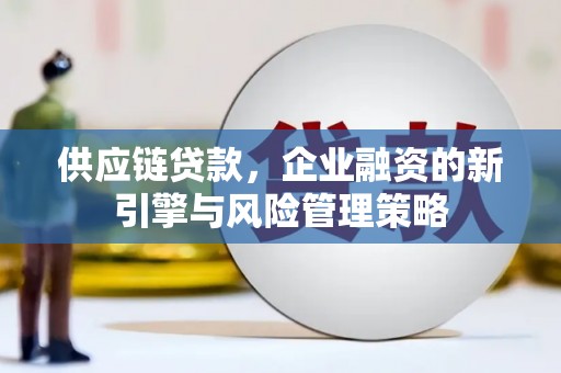 香洲供应链贷款，企业融资的新引擎与风险管理策略