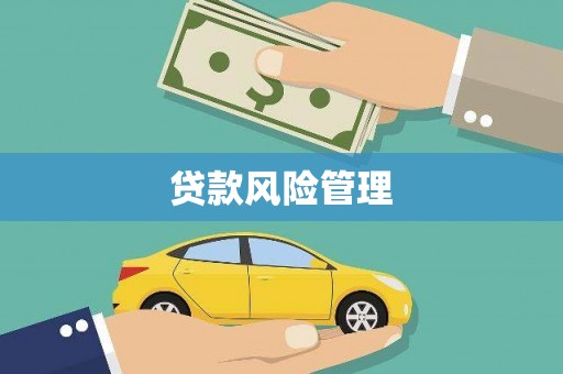 香洲贷款风险管理
