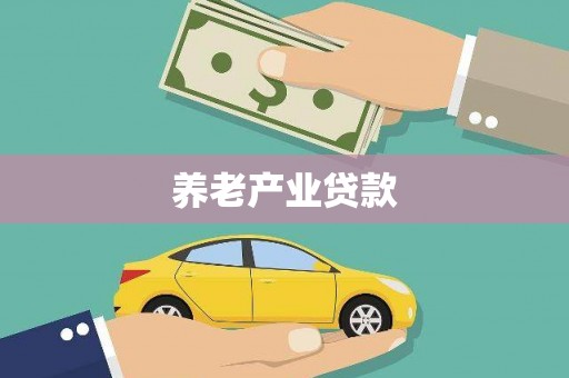 香洲养老产业贷款