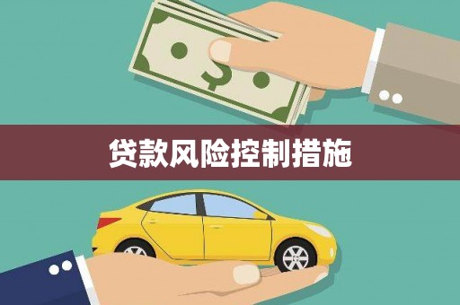 香洲贷款风险控制措施